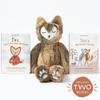 Slumberkins 14" Fox Kin & 2 Board Books Complete Set Bundle | Supports Changes, Coping Skills & Transitions | Social Emotional Development | Soft Plush Animal Gift Set (Fox Kin Plush + 2 Board Books) view 2