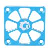 RC Cooling Fan Cover 1.57in Wide Aluminium Alloy Easy Installation RC ESC Cooling Fan Cover for Repair Replacement (Blue) view 1