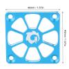 RC Cooling Fan Cover 1.57in Wide Aluminium Alloy Easy Installation RC ESC Cooling Fan Cover for Repair Replacement (Blue) view 3