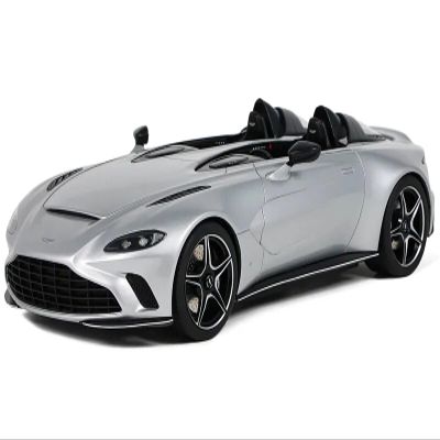 2020 V12 Speedster Silver Metallic 1/18 Model Car by GT Spirit GT430