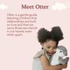 Slumberkins 14" Otter Kin & 2 Board Books Complete Set Bundle | Promotes Family Bonding, Building Connections & Acceptance | Social Emotional Learning, Ages 0+ (Otter Kin Plush + 2 Board Books) view 2