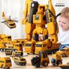 KKPOT Magnetic Transform Engineering Car Assembled Toys with Storage Box, Magnetic Cars and Trucks for Kids, Magnetic Blocks for Toddlers,Outdoor Activities for Kids Ages 3-5 4-8 view 4