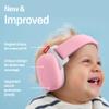 Alpine Muffy Baby Comfort - Protects Hearing for Babies and Toddlers - CE & ANSI Certified - Unique Headband for Safe fit & Comfort - Multi-adjustable for Ages 3-48 Months - 24dB Sound Reduction, Pink view 2