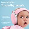 Alpine Muffy Baby Comfort - Protects Hearing for Babies and Toddlers - CE & ANSI Certified - Unique Headband for Safe fit & Comfort - Multi-adjustable for Ages 3-48 Months - 24dB Sound Reduction, Pink view 4