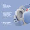 Alpine Muffy Baby Comfort - Protects Hearing for Babies and Toddlers - CE & ANSI Certified - Unique Headband for Safe fit & Comfort - Multi-adjustable for Ages 3-48 Months - 24dB Sound Reduction, Blue view 3