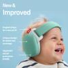Alpine Muffy Baby Comfort - Protects Hearing for Babies and Toddlers - CE & ANSI Certified - Unique Headband for Safe fit & Comfort - Multi-adjustable for Ages 3-48 Months, 24dB Sound Reduction, Green view 2