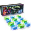 Starlux Games GLOW IN THE DARK SPORTS BRACELETS: 6 Blue, 6 Green | Identify Teams | Light Up 12 players | For Glow in the Dark Basketball, Football, Volleyball, Soccer | Bright, Adjustable & Reusable view 1