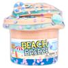Beach Breeze - Hybrid Clear Butter Textured Slime - Handmade in USA - Dope Slimes - Beige/Blue - 8 fl/oz view 2