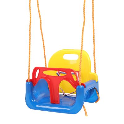 3 in 1 Toddler Swing Set Baby Swing Seat Anti Snug Secure Detachable Kids Swing Set for Playground Indoor Outdoor