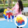 3 in 1 Toddler Swing Set Baby Swing Seat Anti Snug Secure Detachable Kids Swing Set for Playground Indoor Outdoor view 2