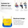 3 in 1 Toddler Swing Set Baby Swing Seat Anti Snug Secure Detachable Kids Swing Set for Playground Indoor Outdoor view 4