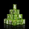 Baron of Dice Orc Resin Dice - Set of 25 (Square, White) view 1