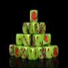 Baron of Dice Orc Resin Dice - Set of 25 (Round, Red) view 1