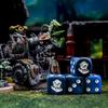 Baron of Dice Orc Resin Dice - Set of 25 (Square, Red) view 3