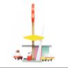 CANDYCAR Wooden Diecast Collection - Rocket Fuel Station, Premium Handcrafted Beech Wood Toy view 4