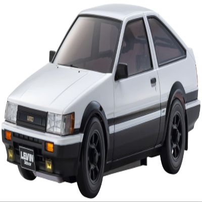 Kyosho America MZP473WBK Mini-Z Asc Toyoto Corolla Levin Ae86 White/Black Body Only
