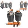 Palmenez Industries Flexi Trash Pets with Trash Can (Fox Orange) view 1