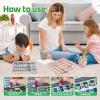 2 in 1 Magnetic Color and Number Maze,Alphabet Maze,Montessori Toy for 3-6 Years Old,Wooden Magnet Balls Puzzles,Toddler Busy Board Game,Preschool Learning Activities,Christmas & Birthday Gift for Kid view 4