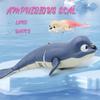 Pool Toys Amphibious Remote Control Lazy Seal 2.4Ghz Rechargeable Battery Cute Toys Robot Fish Remote Control Shark Car Bath Toys Interactive Crawling Toys for Toddler Kids 3,4,5 Years Old Boys Girls view 2