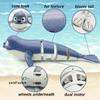 Pool Toys Amphibious Remote Control Lazy Seal 2.4Ghz Rechargeable Battery Cute Toys Robot Fish Remote Control Shark Car Bath Toys Interactive Crawling Toys for Toddler Kids 3,4,5 Years Old Boys Girls view 4