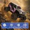 AllinRC Preglued 1/18 RC Truck Tires & Wheels for Traxxas Latrax Teton 12mm Hex 1/18 1/16 Scale 4WD Compatible with Hyper Go H16BM H14BM4PCS view 2
