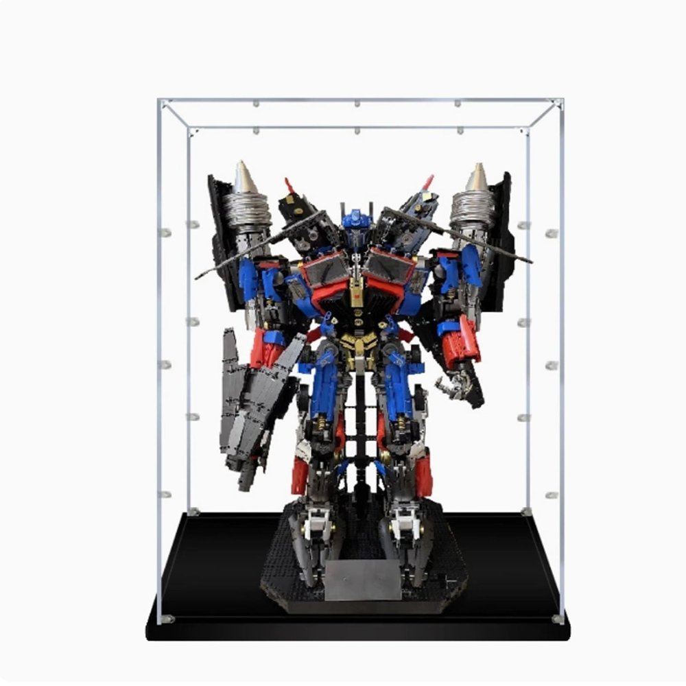 HAIWENFEIQI This Acrylic Display Box is Suitable for LegoTransformers 2 Skyfire Optimus Prime Display Gift Clear Box (Model not Included) (3mm)