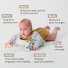 Taf Toys Ergonomic Tummy Time Support Toy with Teether and Rattle - Soft and Supportive Baby Toy for Enhanced Motor Skills Development view 2