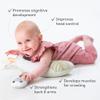 Taf Toys Ergonomic Tummy Time Support Toy with Teether and Rattle - Soft and Supportive Baby Toy for Enhanced Motor Skills Development view 4