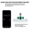 Premium Stainless Steel Spinning Top, Great CNC Machined Made, Perfectly Balanced, Spin Long Time, Easy to Twirl, Time Killer, Kinetic Desktop EDC Fidget Toys (3PCS L+M+S, Colorful) view 4