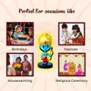 Agroha Little Ram Ji Bobblehead  Car Dashboard Figurine, Hindu God Idol for Home & Office Dcor, Spiritual Gift view 3
