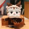 AKRJXCXJD Grey Cat Stuffed Animals Plush Toy with Removable Clothes Cute Soft Cat Plush Stuffed Gifts for Kids - 12 Inch ([9ACC] Cool Suits) view 2