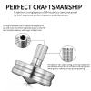 Premium Stainless Steel Spinning Top, Great CNC Machined Made, Perfectly Balanced, Spin Long Time, Easy to Twirl, Time Killer, Kinetic Desktop EDC Fidget Toys (M, Silver) view 3
