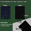 100 Count Black Card Sleeves for Trading Cards, Perfect Fit Shiny MTG Card Sleeves, Holographic Card Sleeve Fit for Magic, Photocard, TCG, Baseball/Sports Cards, Yugioh Card, Game Card 66 * 91 mm view 3