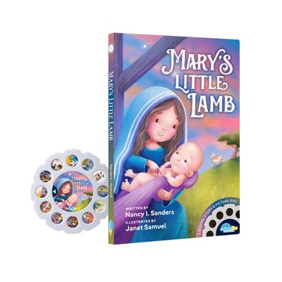 Moonlite Storytime - Mary's Little Lamb - A Magical Way to Read Together - Projector Sold Separately - Digital Bible Stories w/ Sound FX - Learning Gifts for Kids Ages 12 Months & Up