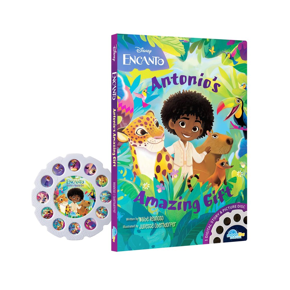 Moonlite Storytime - Disney's Encanto Antonios Amazing Gift - A Magical Way to Read Together - Projector Sold Separately - Digital Story Magic - Learning Gifts for Kids Ages 1 Year & Up