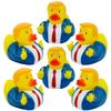 12 Donald Rubber Ducks Bulk, 12 Pack, Small 2.3 Inch, Funny Rubber Duckies for Jeep Ducking, 2025 Gifts, Bath Tub Toys, Christmas White Elephant Exchange Gag Gift for Adults view 1