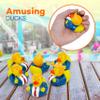 12 Donald Rubber Ducks Bulk, 12 Pack, Small 2.3 Inch, Funny Rubber Duckies for Jeep Ducking, 2025 Gifts, Bath Tub Toys, Christmas White Elephant Exchange Gag Gift for Adults view 3
