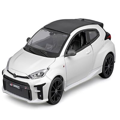 2021 GR Yaris White with Carbon Top Special Edition Series 1/24 Diecast Model Car 32909WH