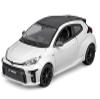 2021 GR Yaris White with Carbon Top Special Edition Series 1/24 Diecast Model Car 32909WH view 1