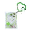 Sanrio 432369 Clear Pouch with Carabiner, Character Grand Prize, 3rd Edition, Colorful Heart Series, Pochacco, Pochacco Character view 1
