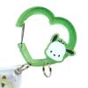Sanrio 432369 Clear Pouch with Carabiner, Character Grand Prize, 3rd Edition, Colorful Heart Series, Pochacco, Pochacco Character view 2