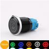 PGMTDEFXJO 16mm Black Oxide Metal Push Button Switch with LED Lamp Waterproof Car/Computer Modification Momentary/Latching 3V 6V 12V 220V view 3