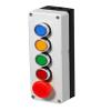 VUBBJCRS Start Stop self Sealing Waterproof Button Switch Emergency Stop Industrial handhold Control Box with Arrow Symbol (Color : 5 Up) view 1