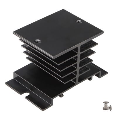 Weasch Aluminum Heat Sink Dissipation Radiator Heatsinks Suitable for Single Phase Solid State Relay SSR 10A-40A (1)