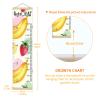 Customized Growth Chart Ruler, Banana with Strawberry - 13.4 x 56inches - Kid's Height Chart Hanging Ruler Wall Decor for Kids,Write Name or Drawing view 3