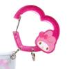 Sanrio 431982 Clear Pouch with Carabiner, Character Grand Prize Vol. 3, Colorful Heart Series, My Melody, My Melody, My Melody view 2