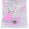 Sanrio 431982 Clear Pouch with Carabiner, Character Grand Prize Vol. 3, Colorful Heart Series, My Melody, My Melody, My Melody view 3