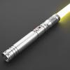 First Steps Lightsaber by SaberX: Duel-Ready, Color-Changing, 50w LED, Sound Effects, Aircraft Aluminum, Polycarbonate Blade, Ergonomic Handle, Ideal for Beginners & Enthusiasts, 92cm Xenopixel-Silver view 1