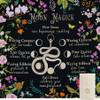 Knana Tarot Altar Cloth - Silk Mat for Reading with Tarot Card Bag (Moon Magic) view 1
