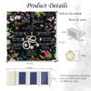 Knana Tarot Altar Cloth - Silk Mat for Reading with Tarot Card Bag (Moon Magic) view 2